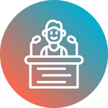 Modern simge eksikliğinin vektör illüstrasyonu