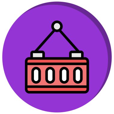 Yapı simgesinin vektör illüstrasyonu