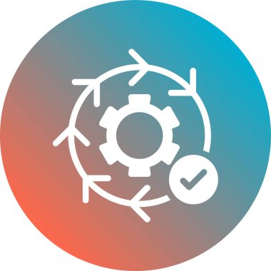 Ayarlar. Web simgesi basit illüstrasyon