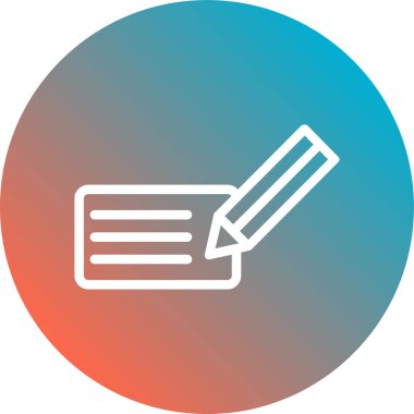 Belge simgesi renkli satırın vektör illüstrasyonu.