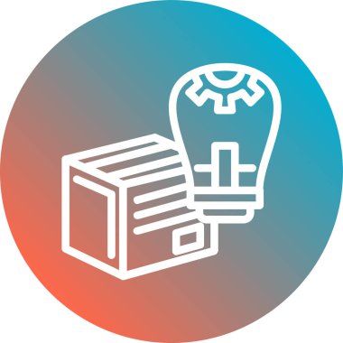 seo modern simgesinin vektör illüstrasyonu