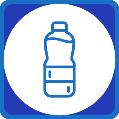 Şişe. vektör illüstrasyonu basit tasarım