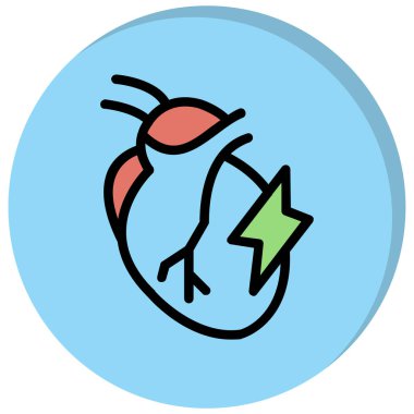 Çizgi film simgesinin vektör çizimi