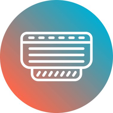 Soyut arka grupta izole edilmiş ekmek simgesi