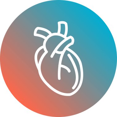 kalp simgesi, vektör illüstrasyonu