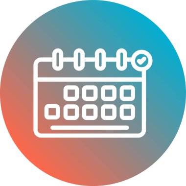 Modern simgenin vektör illüstrasyonu