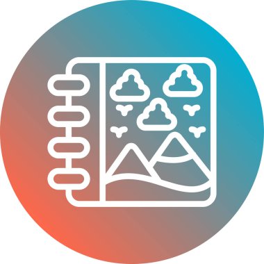 Rüzgar simgesinin vektör illüstrasyonu