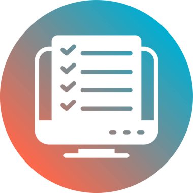 Belge. Web simgesi basit illüstrasyon