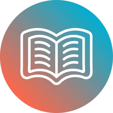 kitap vektörü simgesi modern basit vektör illüstrasyonu