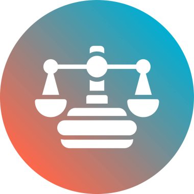 Modern b 'nin vektör illüstrasyonu ikon adaletinden yoksun