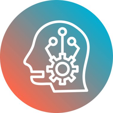 Vektör Beyin simgesi illüstrasyonu