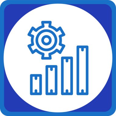 Dişliler. Web simgesi basit tasarım