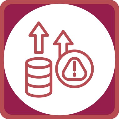 Modern bir simgenin vektör illüstrasyonu