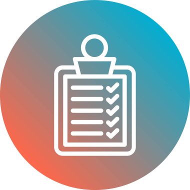 Kolayca düzenleyebilen ve düzenleyebilen izole edilmiş vektör simgesini kontrol et