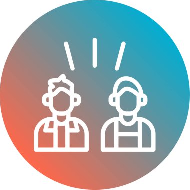 Modern insanın vektör çizimi