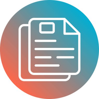 dosya belgesi. Basit tasarım