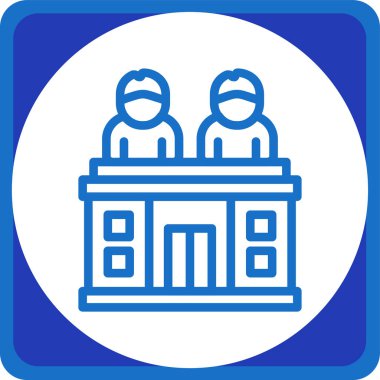 İnsan simgesinin vektör illüstrasyonu