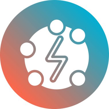 İnsan simgesinin vektör illüstrasyonu