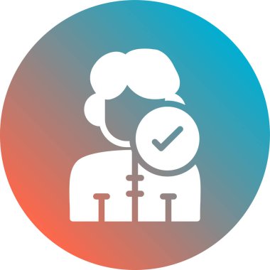 Mikrofonlu bir kadının vektör çizimi