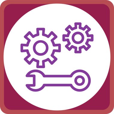 Simge Moda Biçimi İzole Arkaplanda Ayarlanıyor