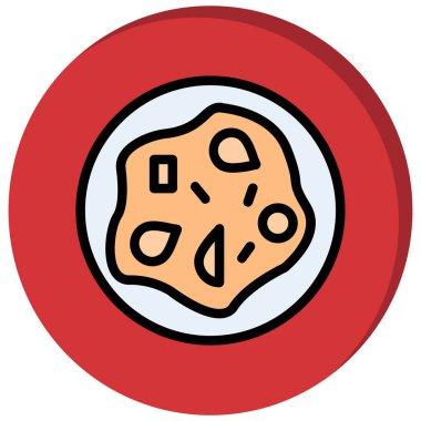 Moda tarzında izole edilmiş ekmek simgesi