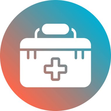 Kolayca düzenleyebilen ya da düzenleyebilen ilk yardım kipi vektör simgesi