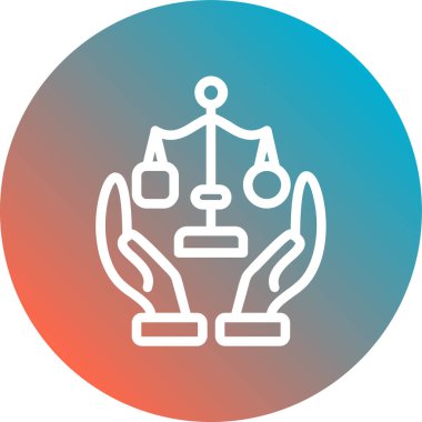 Bir simgenin vektör illüstrasyonu