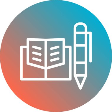 Eğitim simgesinin vektör illüstrasyonu