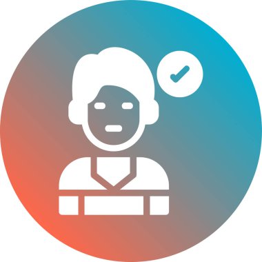 bir harf ve konuşma baloncuğu ile avatar yüzü