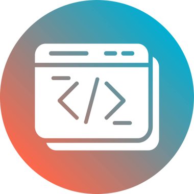 Web tarayıcı simgesi vektör illüstrasyonu
