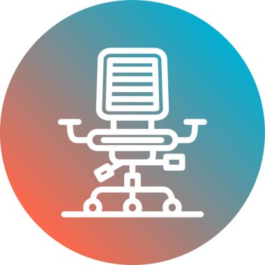 Modern simgenin vektör illüstrasyonu