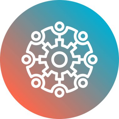 seo modern simgesinin vektör illüstrasyonu