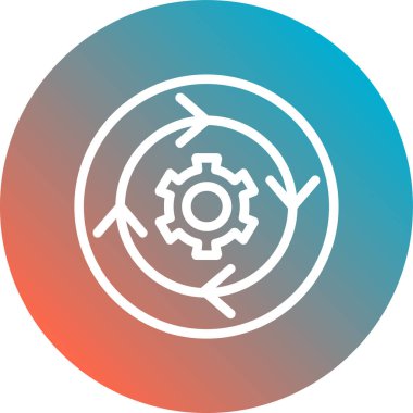 Vektör ayarı Simge illüstrasyonu