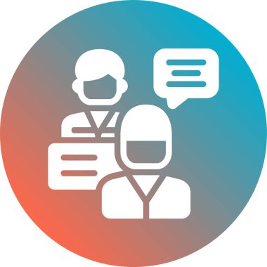 Kolayca düzenleyebilen ya da düzenleyebilen Sohbet Vektörü simgesi