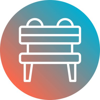 sandalye simgesi çizimi