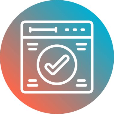 Onay işareti simgesi, vektör,