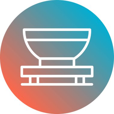 Modern simgenin vektör illüstrasyonu