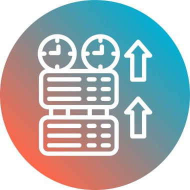 iş grafiği ikon vektör illüstrasyonu