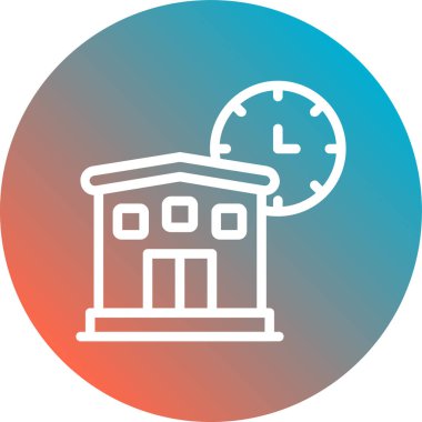 Saatin vektör illüstrasyonu