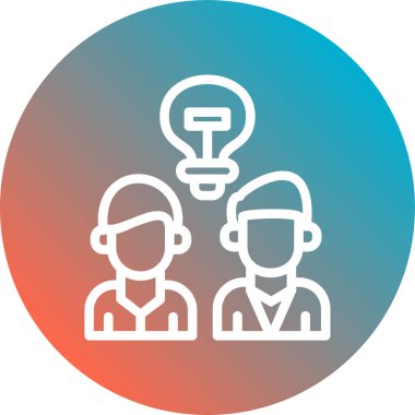 İnsan simgesinin vektör illüstrasyonu