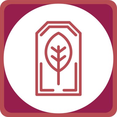 Eşsiz Bitki Vektörü Kabartma Simgesi