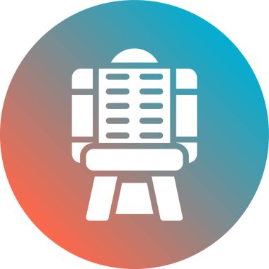 koltuk vektörü simgesi modern basit vektör illüstrasyon sembolü