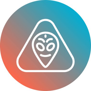 Benzersiz emoji simgesi vektör illüstrasyonu