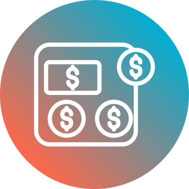 Vektör Doları simge tasarlamak