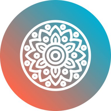 Güzel bir mandala 'nın vektör çizimi