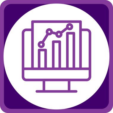 İş çizelgesi. Web simgesi basit illüstrasyon