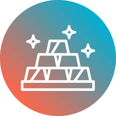 piramit simgesi vektör çizimi