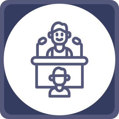 Eğitim simgesinin vektör illüstrasyonu