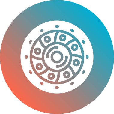 Bir fan simgesinin vektör illüstrasyonu