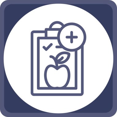 Gıda simgesinin vektör illüstrasyonu